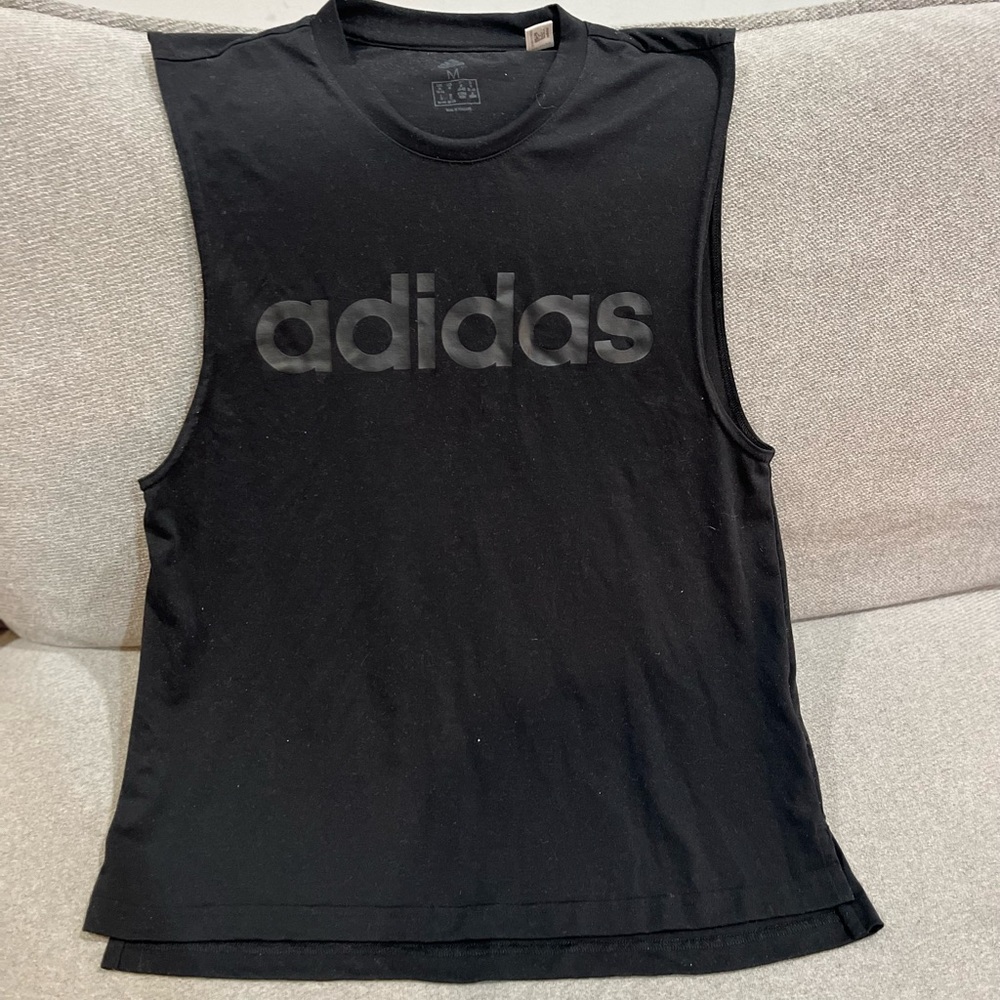 Adidas athletic cutoff tank